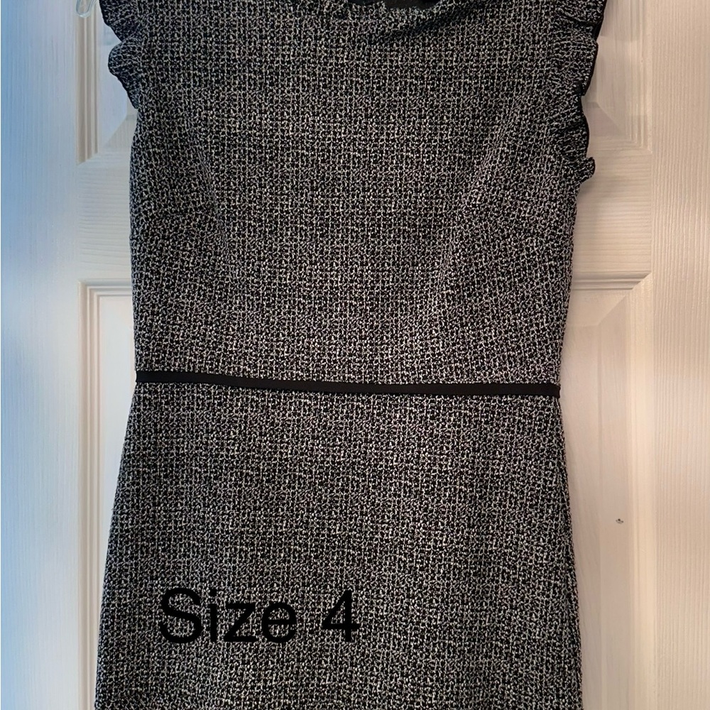 Elegant Black and White Women's Dress